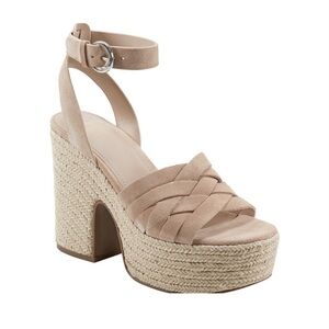 Marc Fisher Women's Tan Platform Sandals